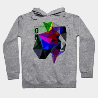 Abstract Geometric Collage Hoodie